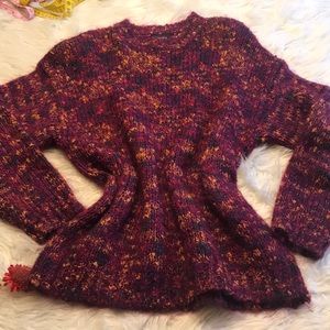 PASTA VINTAGE SWEATER 90'S W/ SHOULDER PADS L